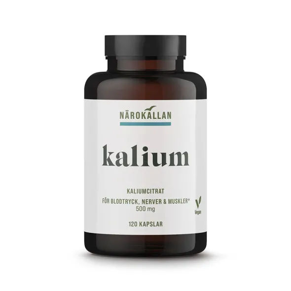 Kaliumcitrat 120 kapslar