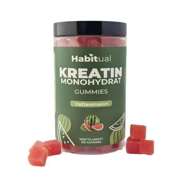 Kreatin gummies vattenmelon 120st