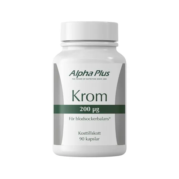 Krom 200 µg 90 kapslar