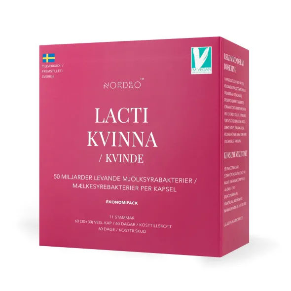 LactiKvinna 50 miljarder 30+30 kapslar