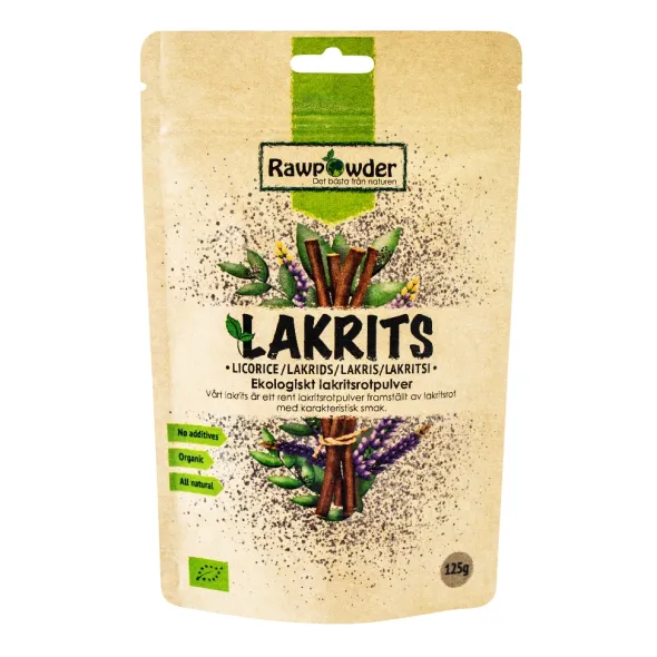 Lakritsrot Pulver 125g