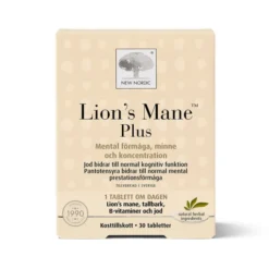 Lions Mane Plus 30 tabletter