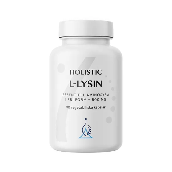 L-lysin 500 mg, 90 vegetabiliska kapslar