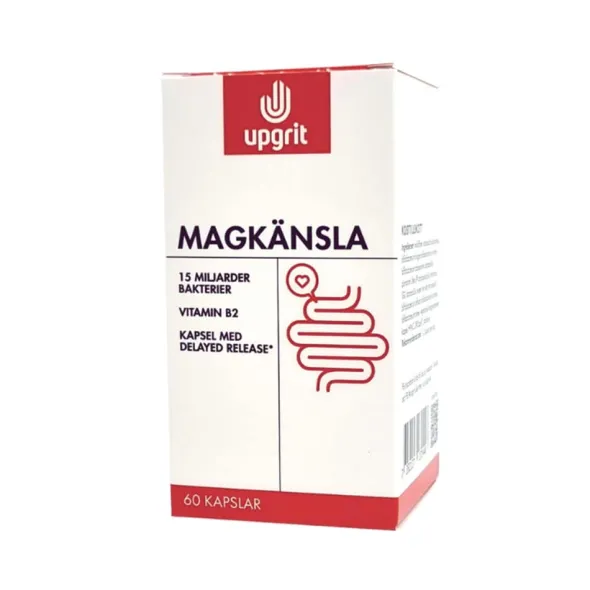 Magkänsla Mjölksyrabakterier 60 kapslar