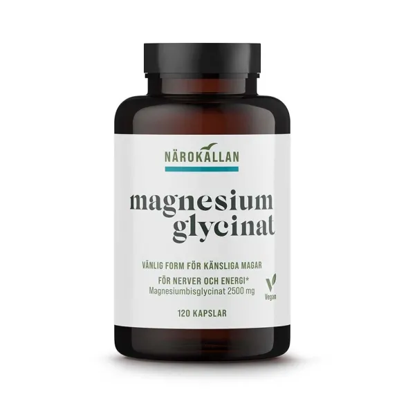 Magnesiumglycinat 120 kapslar
