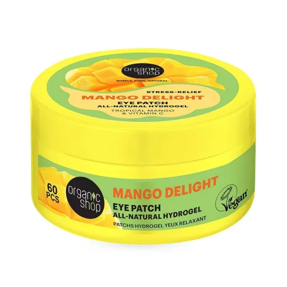 Mango Delight Stress Relief Natural Hydrogel Eye Patch 60st