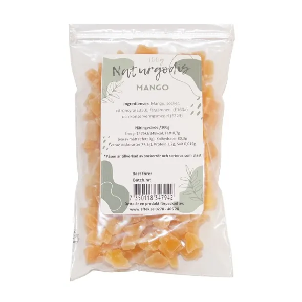 Mango I Bitar 100g