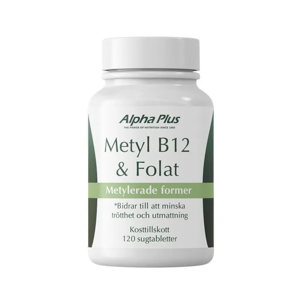 Metyl B12 & Folat 120 sugtabletter