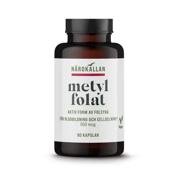 Metylfolat 90 kapslar