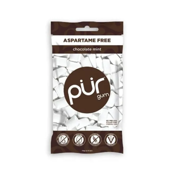 Mint choklad tuggummi påse 55st