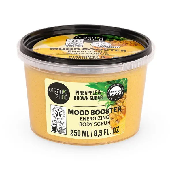 Mood Booster energizing body scrub Pineapple & Brown Sugar 250ml