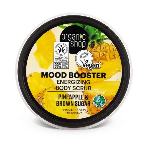 Mood Booster energizing body scrub Pineapple & Brown Sugar 250ml