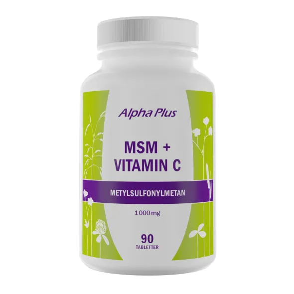 MSM + Vitamin C 90 tabletter