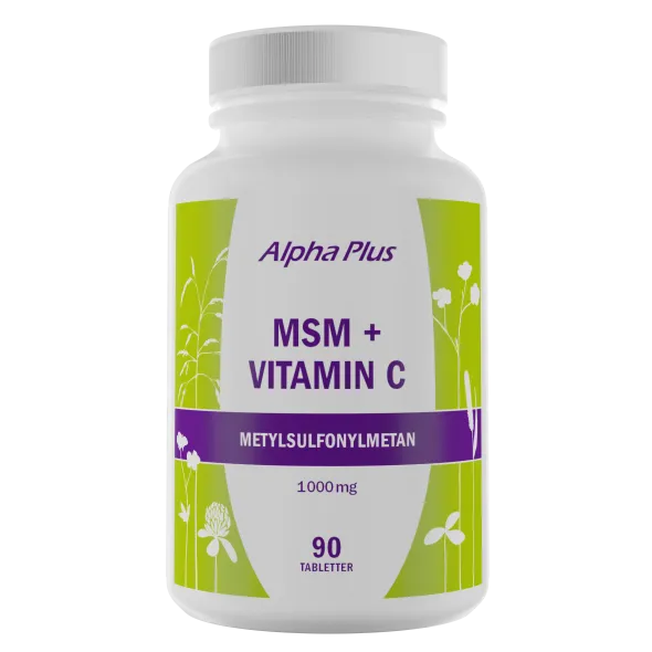 MSM + Vitamin C 90 tabletter