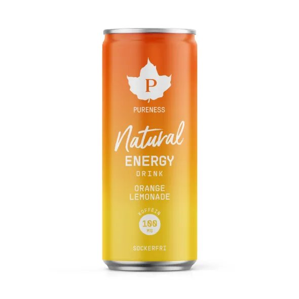 Natural energy drink Orange Lemonade 330ml