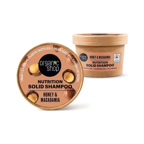Nutrition solid Shampoo Honey & Macadamia 60g