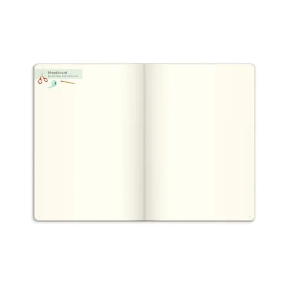 Odaterad kalender beige