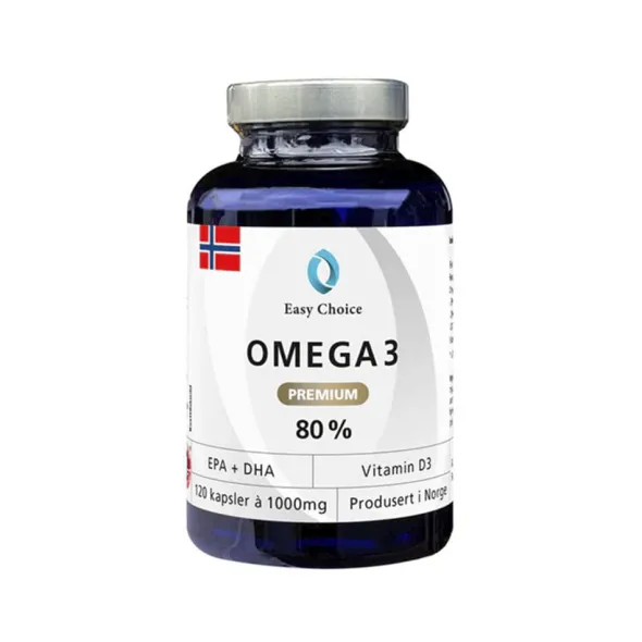 Omega 3 80% 120 kapslar