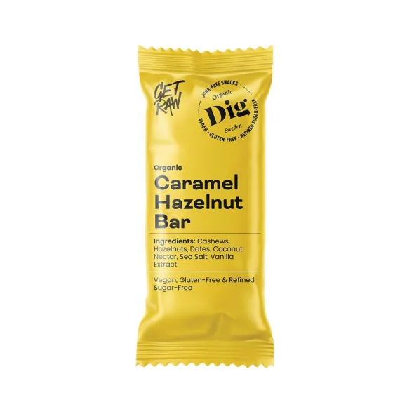 Organic Bar Caramel & Hazelnut 42g