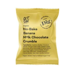 Organic No-Bake Banana Milk Chocolate Crumble 35g