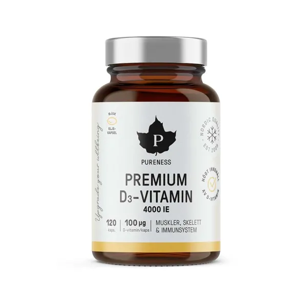 Premium D-vitamin 120 kapslar
