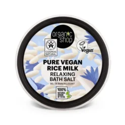 Pure Vegan Rice Milk Relaxing Bath Salt 300g