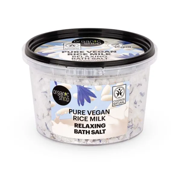Pure Vegan Rice Milk Relaxing Bath Salt 300g