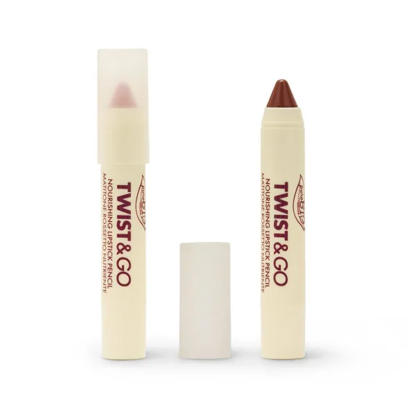 puroBIO TWIST&GO - NOURISHING LIPSTICK PENCIL 2,9g - 506 dark mauve