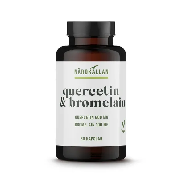 Quercetin & Bromelain 60 kapslar