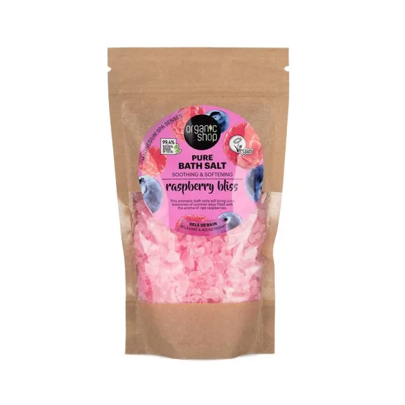 Raspberry Bliss Pure Bath Salt 500g