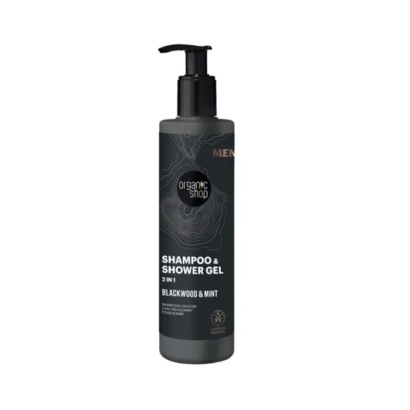 Shampoo & Shower Gel 2 in 1 Blackwood & Mint 280ml
