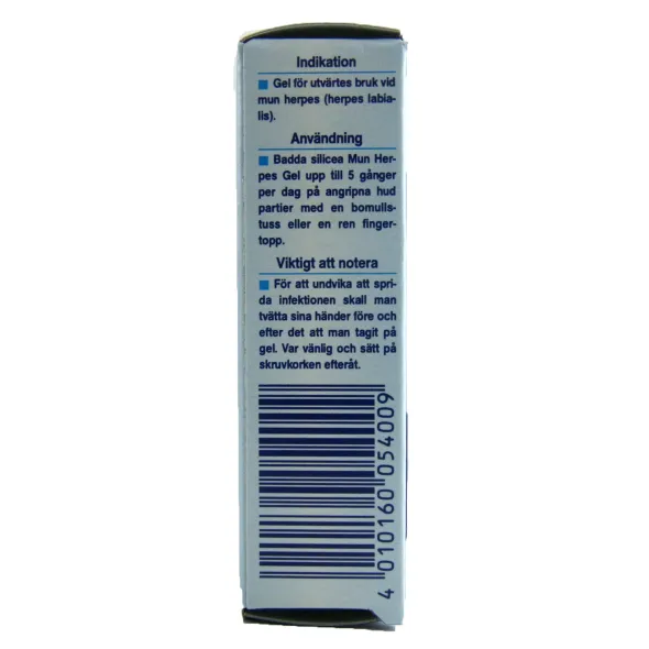Silicea mun herpes gel 5g