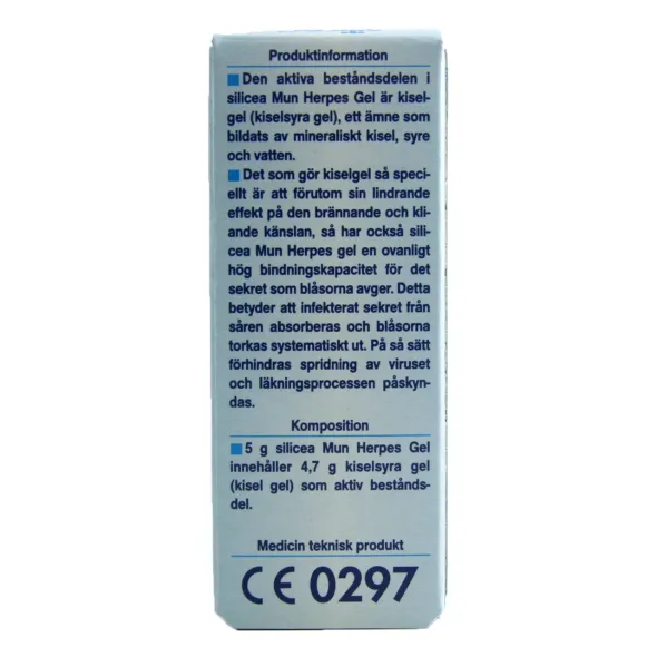 Silicea mun herpes gel 5g