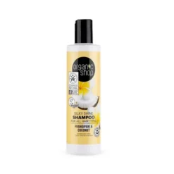 Silky Shine Shampoo For All Hair Types Frangipani and Coconut 280ml