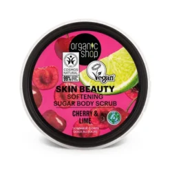 Skin Beauty softening sugar body scrub Cherry & Lime 250ml