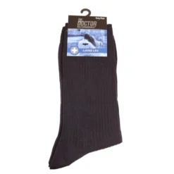 Sockor lös resår svart 3-pack stl 40-42