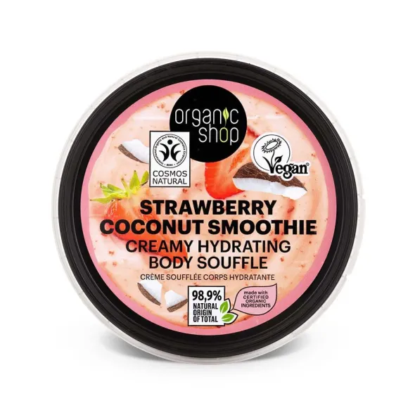 Strawberry Coconut Smoothie Creamy Hydrating Body Souffle 250ml