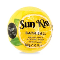 Sun Kiss Organic Lemon & Organic Vanilla bath ball 85g
