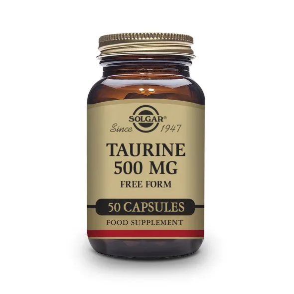 Taurine 500 mg 50 kapslar
