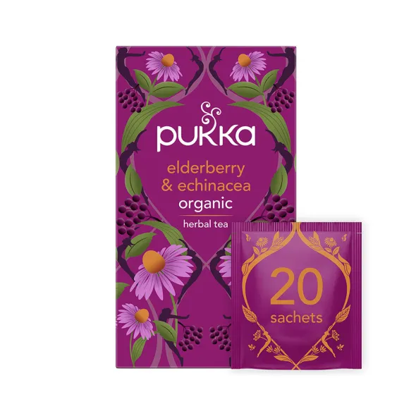 Te Elderberry & Echinacea 20 påsar