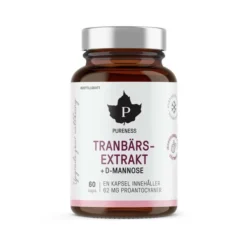 Tranbärsextrakt med D-mannose 60 kapslar