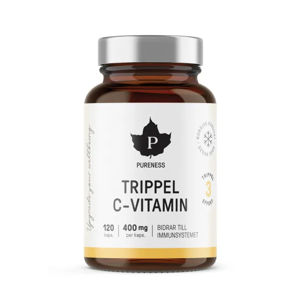 Trippel C-vitamin 120 kapslar