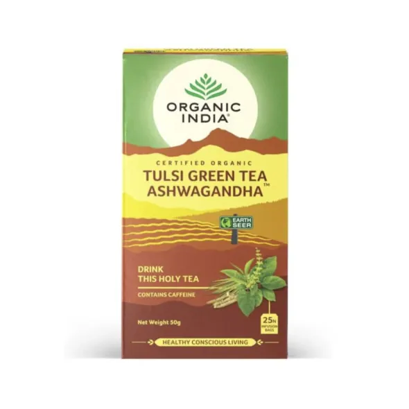 Tulsi Green Tea Ashwagandha 25 påsar
