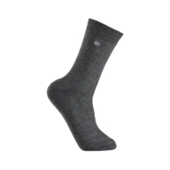 Ullstrumpor med frotte grå 1 par