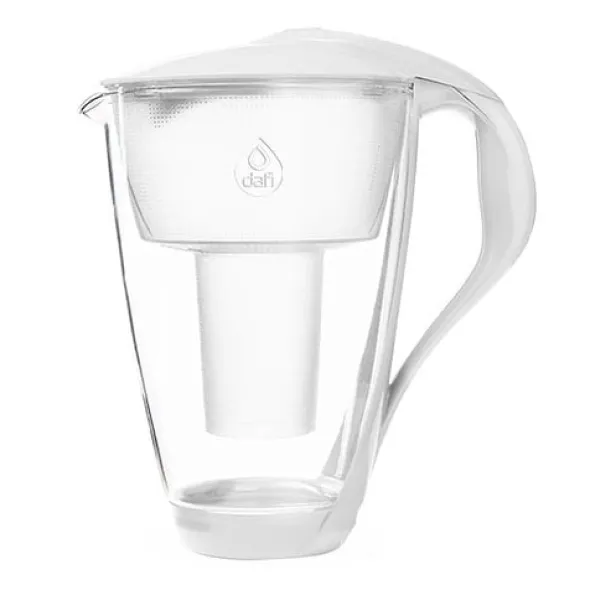 Vattenfilter kanna Glas 2,0 L vit innerdel