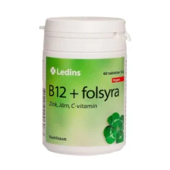 Vitamin B12 med folsyra 60 tabletter