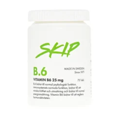 Vitamin B.6 25mg 75 tabletter