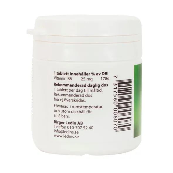 Vitamin B6 50 tabletter