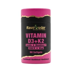Vitamin D3 2500 IE + K2 80μg 60 Softgels