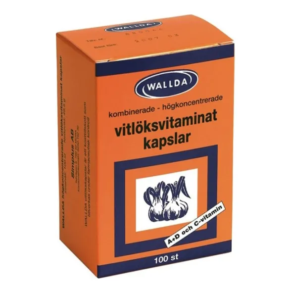 Vitlöksvitaminat 100 kapslar